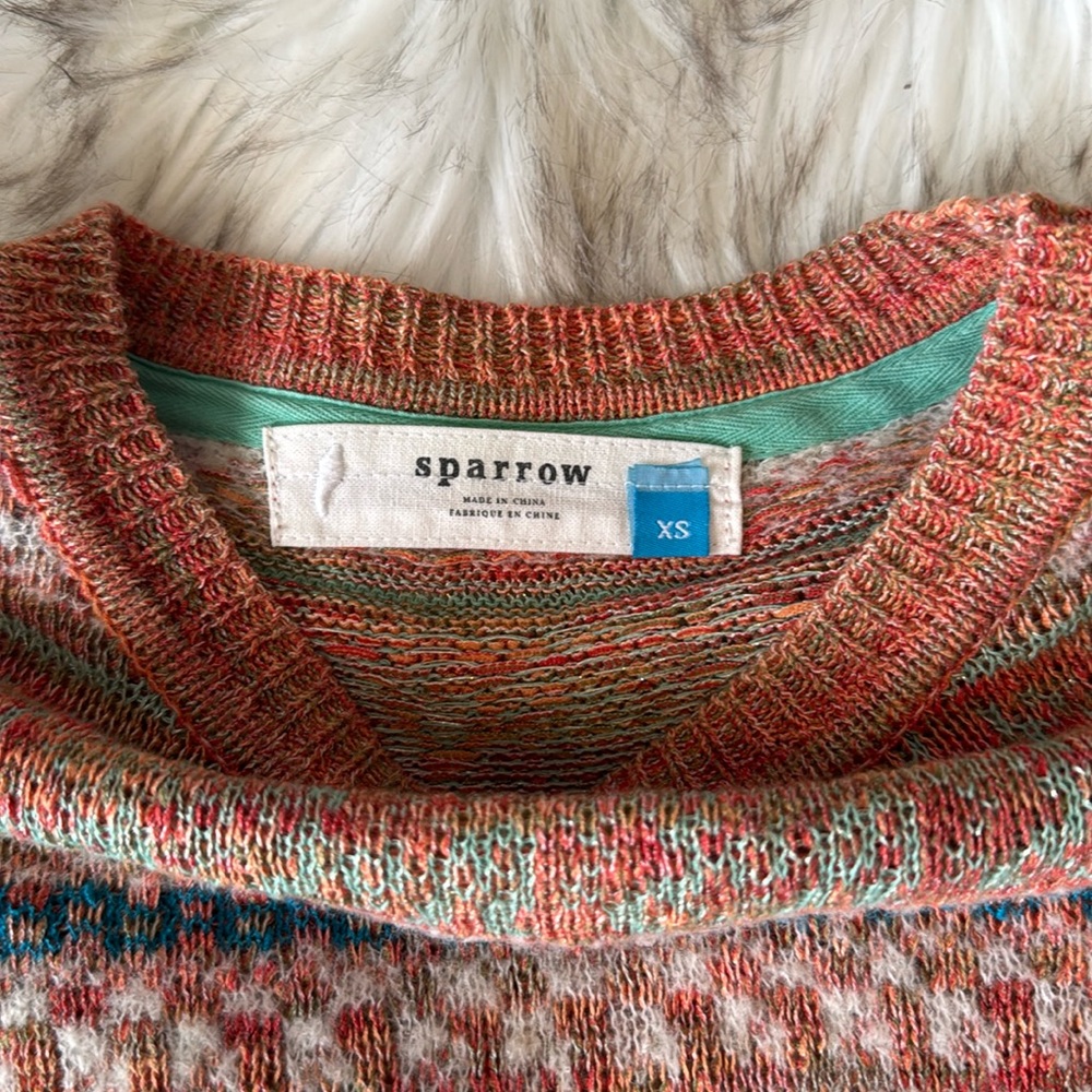 A N T H R O P O L O G I E Sparrow Fair Isle Vinta… - image 3